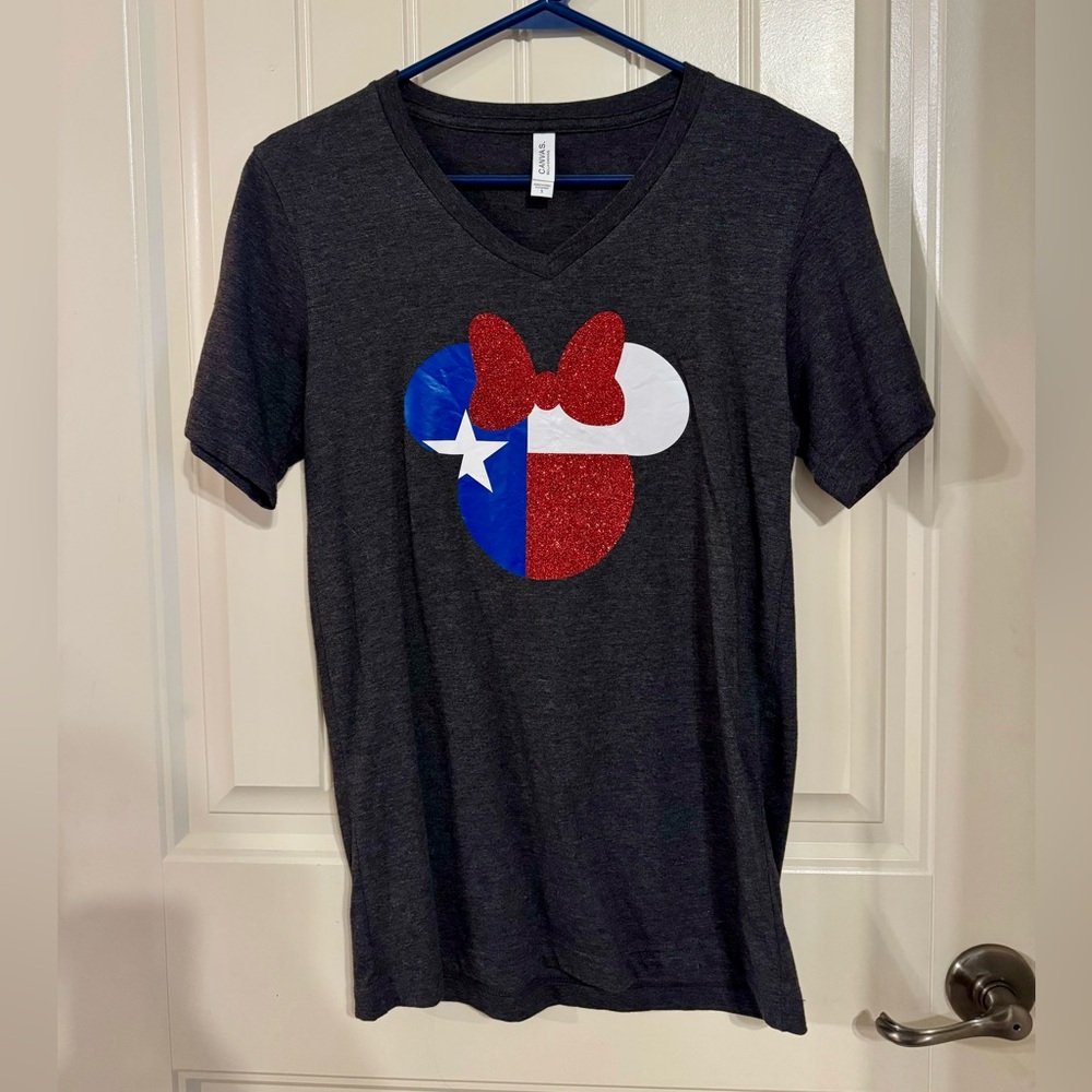 Texas Minnie Mouse shirt for Disney parks